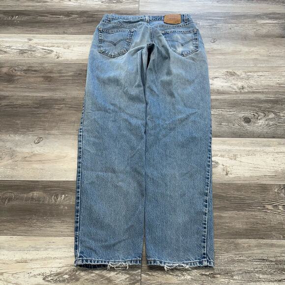 Levi's Other - Vintage Levis 550 Jeans Loose Relaxed Fit Straight Denim 90s Red Tab Mens 36x34